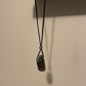 Raw Smokey Quartz Pendant Necklace